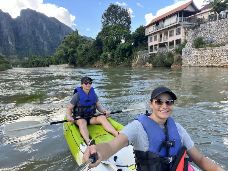 Laos Backpacking - Kajaktour