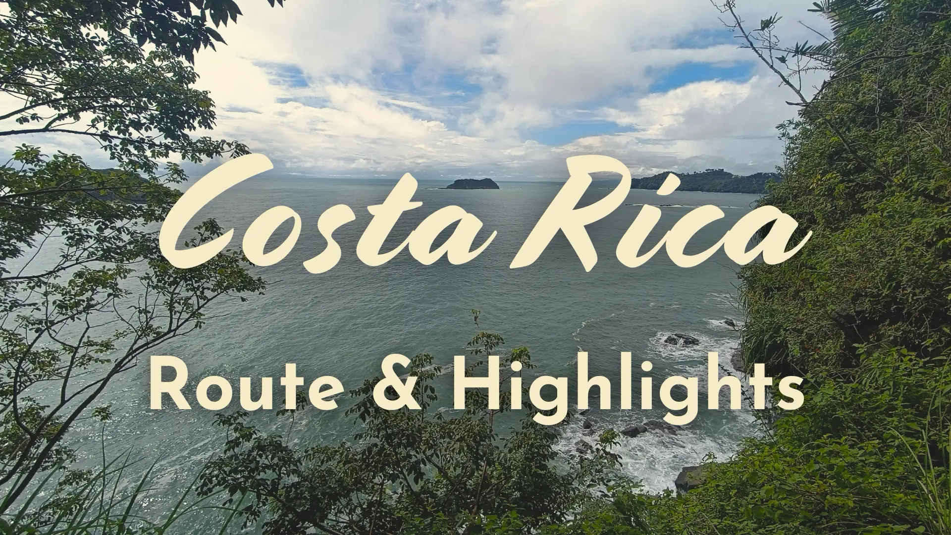 Ausblick im Nationalpark Manuel Antonio in Costa Rica