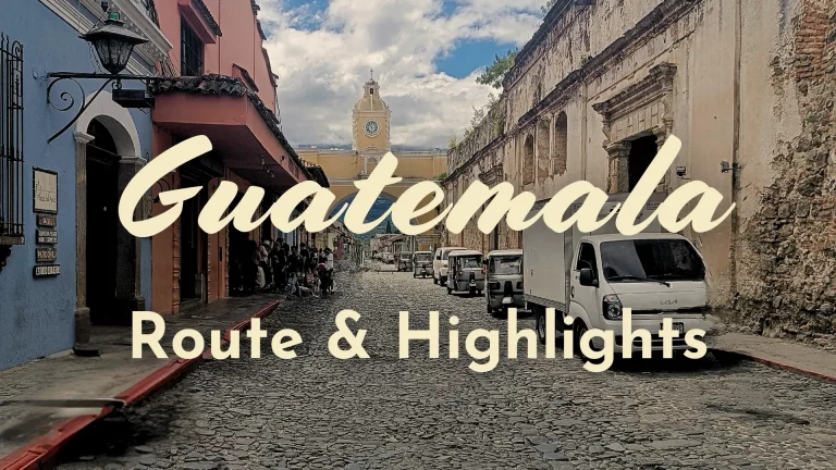Straße in Antigua in Guatemala