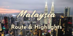 Malaysia Rundreise 2 Wochen Route