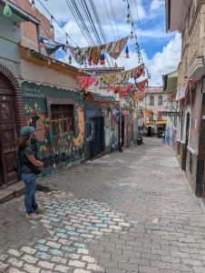 La Paz bunte Gasse