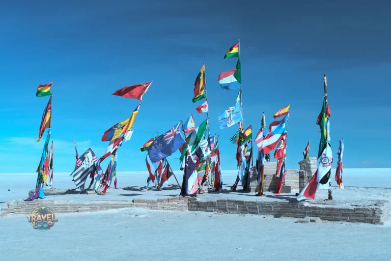 Flag Square in der Salar de Uyuni
